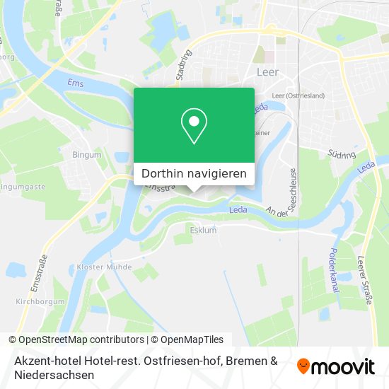 Akzent-hotel Hotel-rest. Ostfriesen-hof Karte