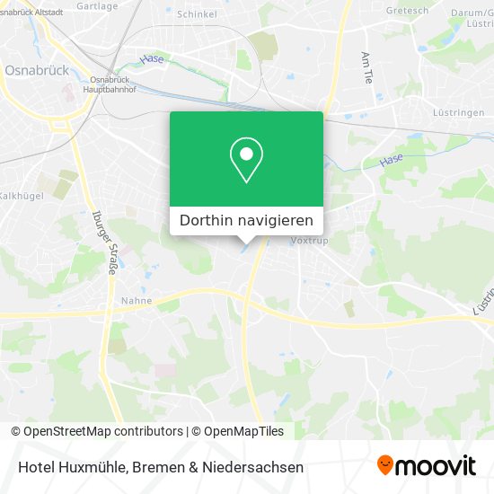 Hotel Huxmühle Karte