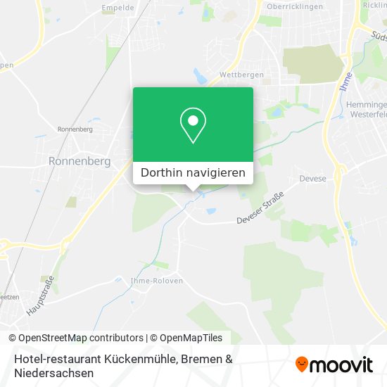 Hotel-restaurant Kückenmühle Karte
