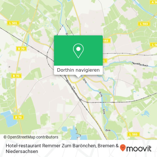 Hotel-restaurant Remmer Zum Barönchen Karte