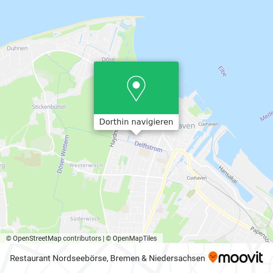 Restaurant Nordseebörse Karte