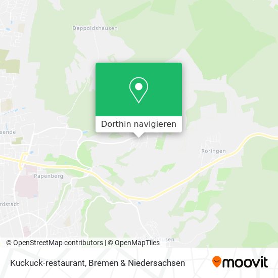 Kuckuck-restaurant Karte