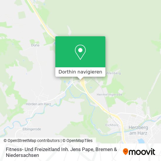 Fitness- Und Freizeitland Inh. Jens Pape Karte
