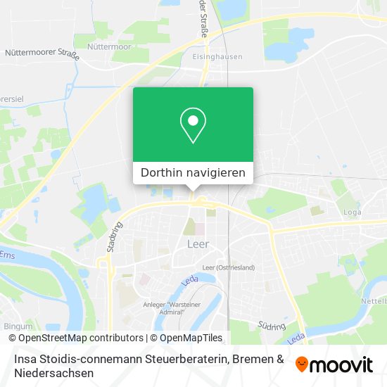 Insa Stoidis-connemann Steuerberaterin Karte