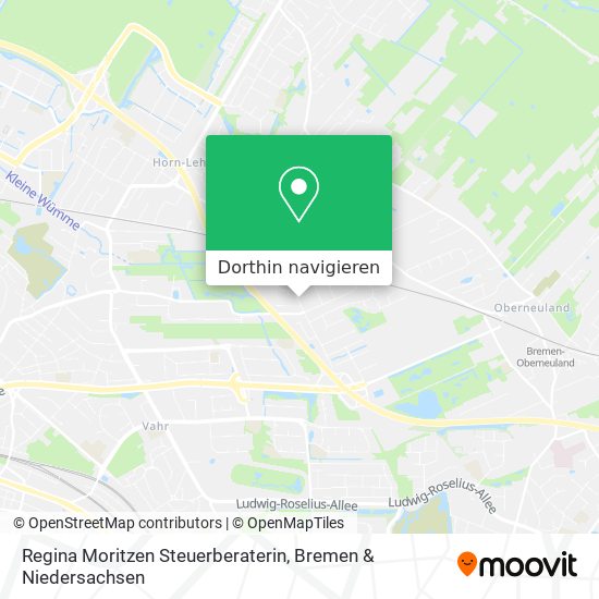 Regina Moritzen Steuerberaterin Karte