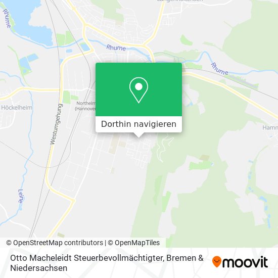 Otto Macheleidt Steuerbevollmächtigter Karte