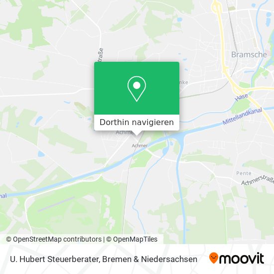 U. Hubert Steuerberater Karte