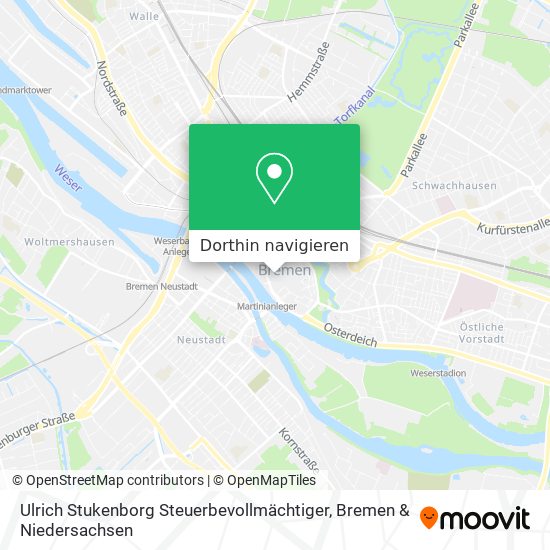 Ulrich Stukenborg Steuerbevollmächtiger Karte