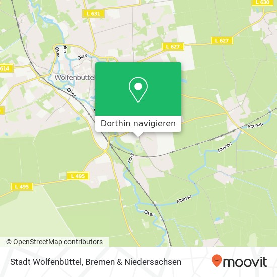 Stadt Wolfenbüttel Karte