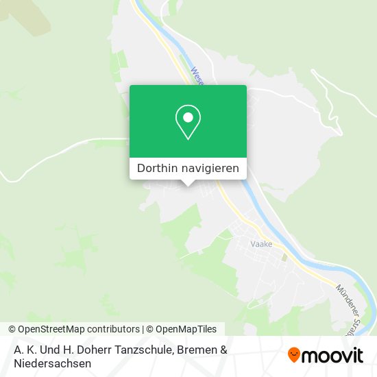 A. K. Und H. Doherr Tanzschule Karte