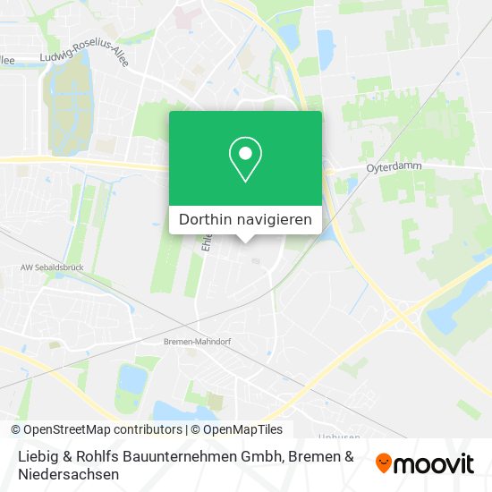 Liebig & Rohlfs Bauunternehmen Gmbh Karte