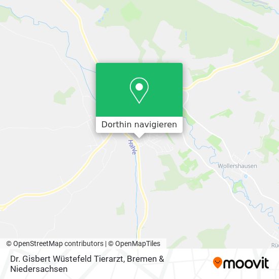 Dr. Gisbert Wüstefeld Tierarzt Karte