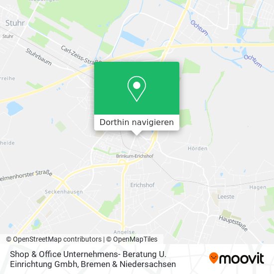 Shop & Office Unternehmens- Beratung U. Einrichtung Gmbh Karte