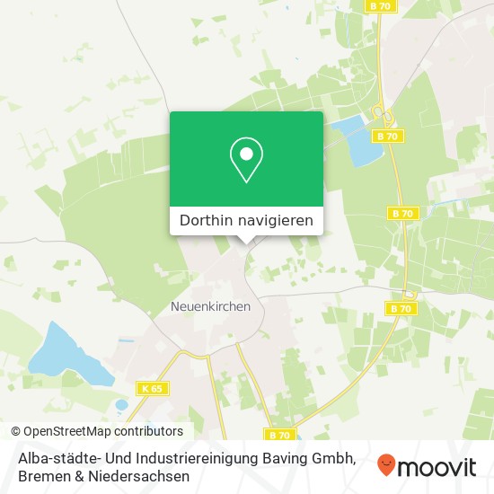 Alba-städte- Und Industriereinigung Baving Gmbh Karte