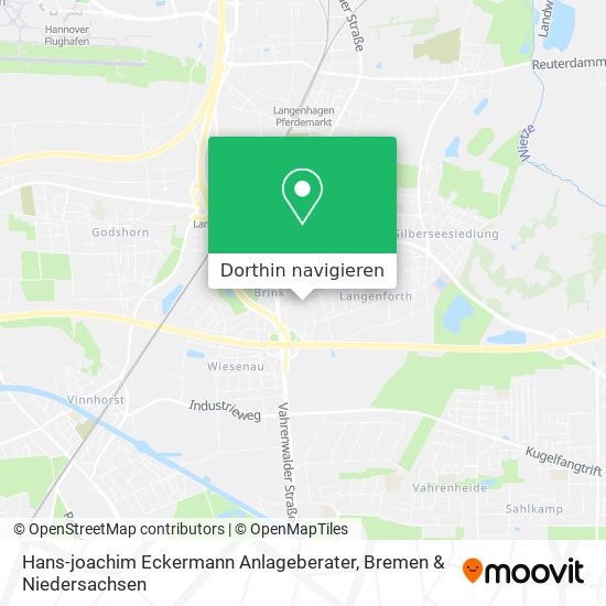 Hans-joachim Eckermann Anlageberater Karte