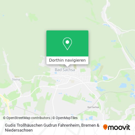 Gudis Trollhäuschen Gudrun Fahrenheim Karte