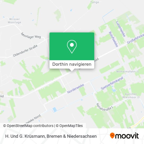 H. Und G. Krüsmann Karte