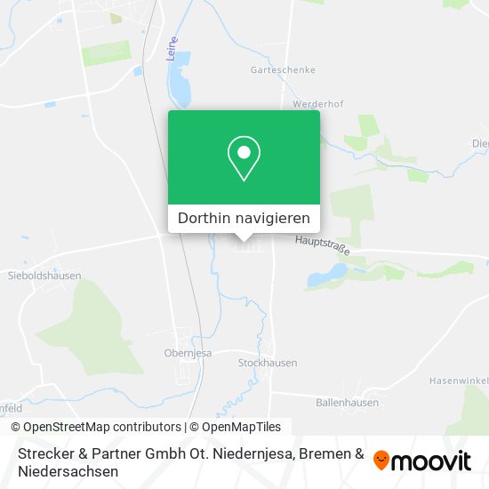 Strecker & Partner Gmbh Ot. Niedernjesa Karte