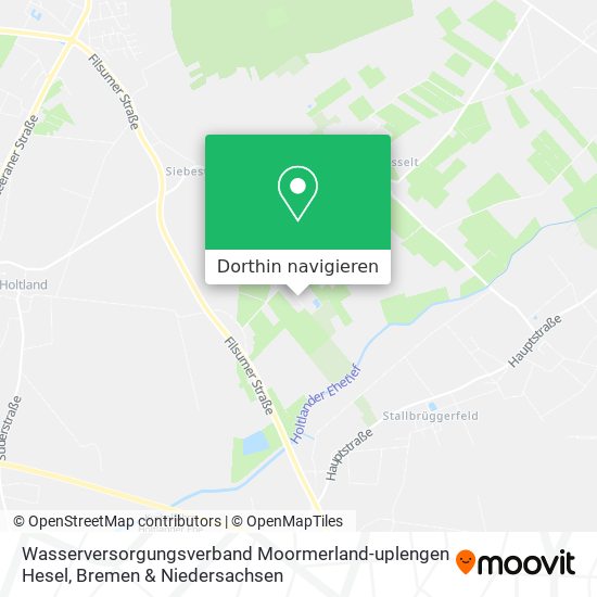 Wasserversorgungsverband Moormerland-uplengen Hesel Karte