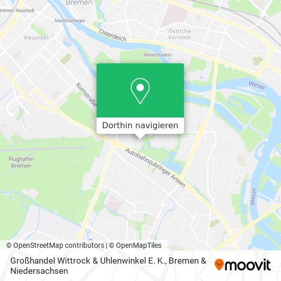 Großhandel Wittrock & Uhlenwinkel E. K. Karte