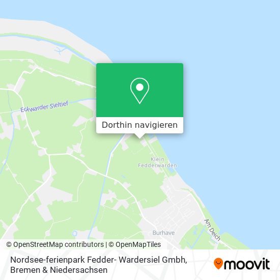 Nordsee-ferienpark Fedder- Wardersiel Gmbh Karte