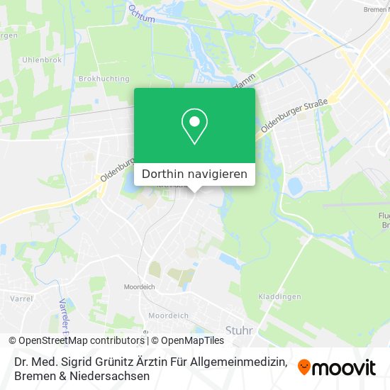 Dr. Med. Sigrid Grünitz Ärztin Für Allgemeinmedizin Karte
