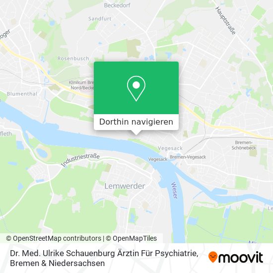 Dr. Med. Ulrike Schauenburg Ärztin Für Psychiatrie Karte