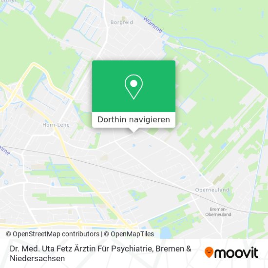 Dr. Med. Uta Fetz Ärztin Für Psychiatrie Karte