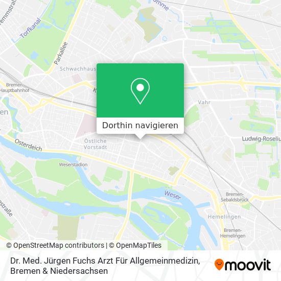 Dr. Med. Jürgen Fuchs Arzt Für Allgemeinmedizin Karte