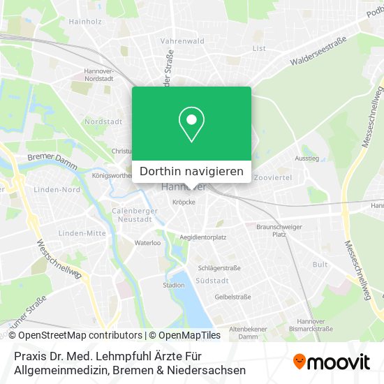 Praxis Dr. Med. Lehmpfuhl Ärzte Für Allgemeinmedizin Karte