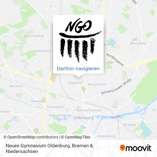 Neues Gymnasium Oldenburg Karte