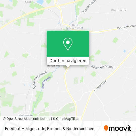 Friedhof Heiligenrode Karte