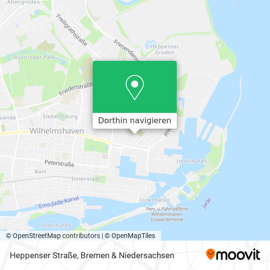 Heppenser Straße Karte