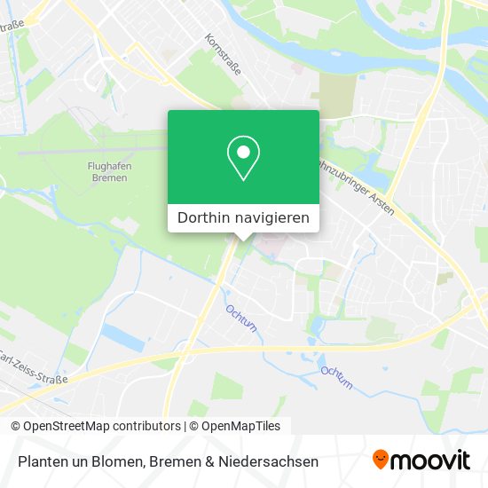 Planten un Blomen Karte