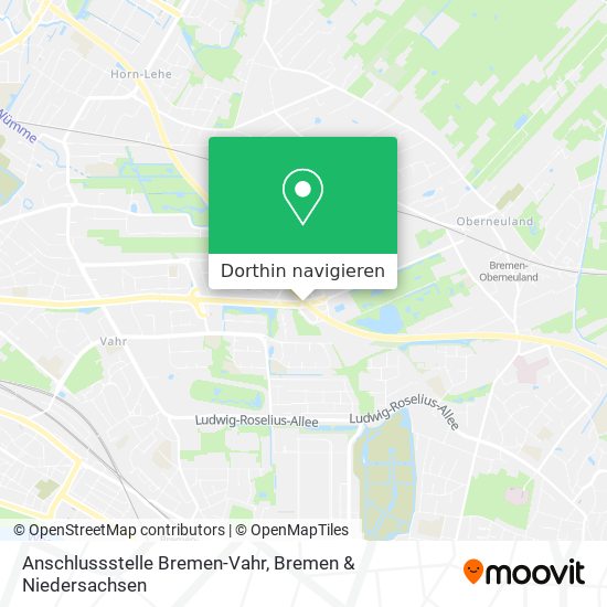 Anschlussstelle Bremen-Vahr Karte