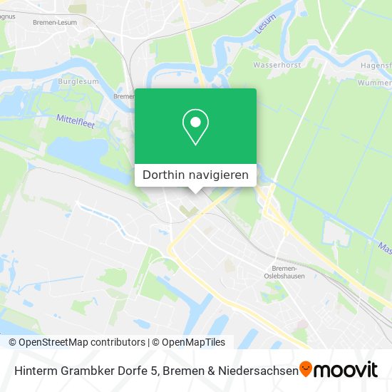 Hinterm Grambker Dorfe 5 Karte