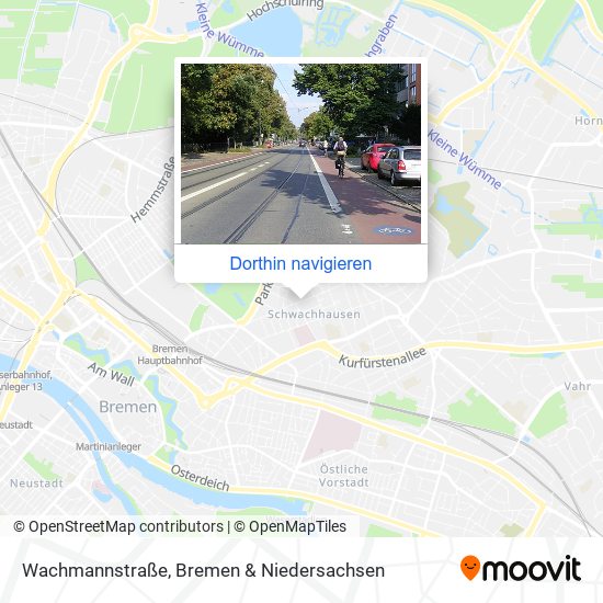 Wachmannstraße Karte