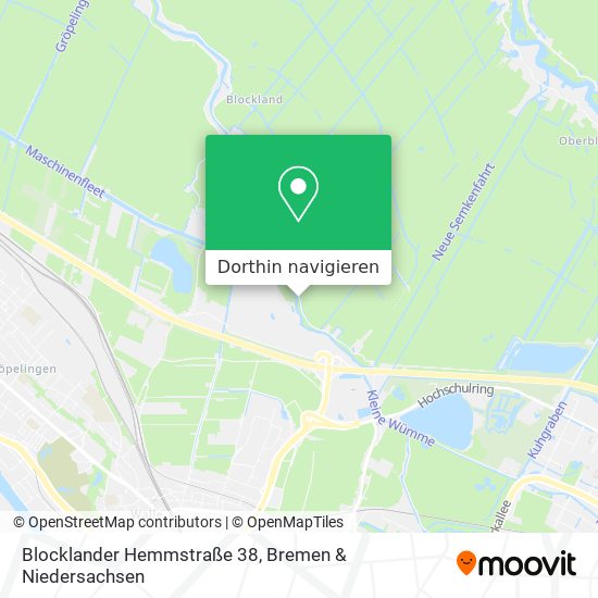 Blocklander Hemmstraße 38 Karte