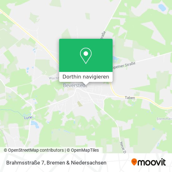 Brahmsstraße 7 Karte