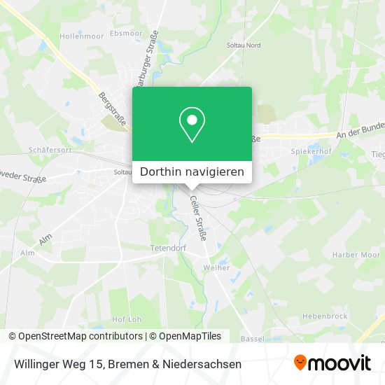 Willinger Weg 15 Karte