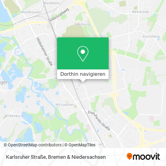 Karlsruher Straße Karte
