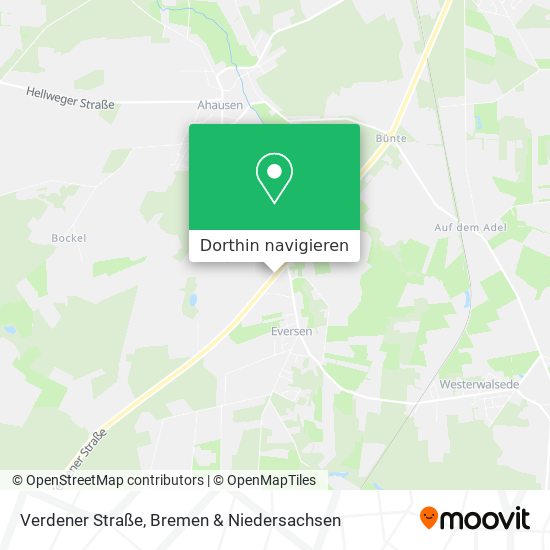 Verdener Straße Karte