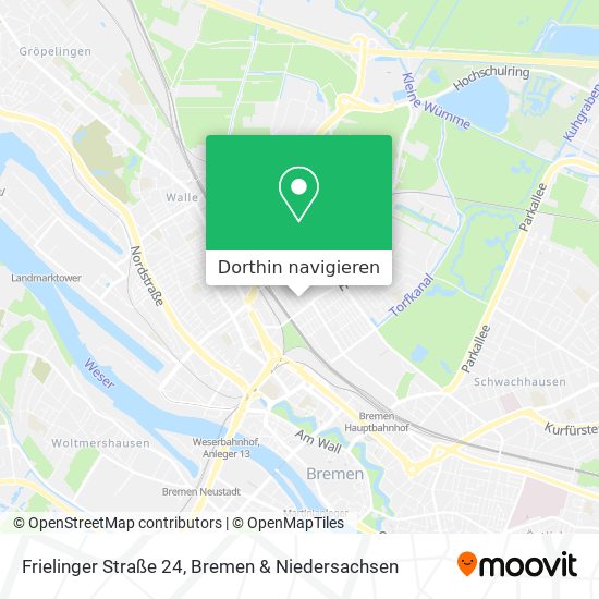 Frielinger Straße 24 Karte