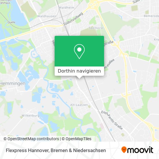Flexpress Hannover Karte