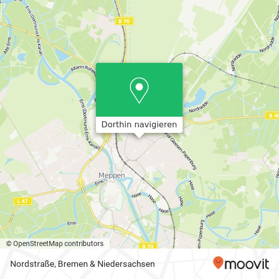 Nordstraße Karte