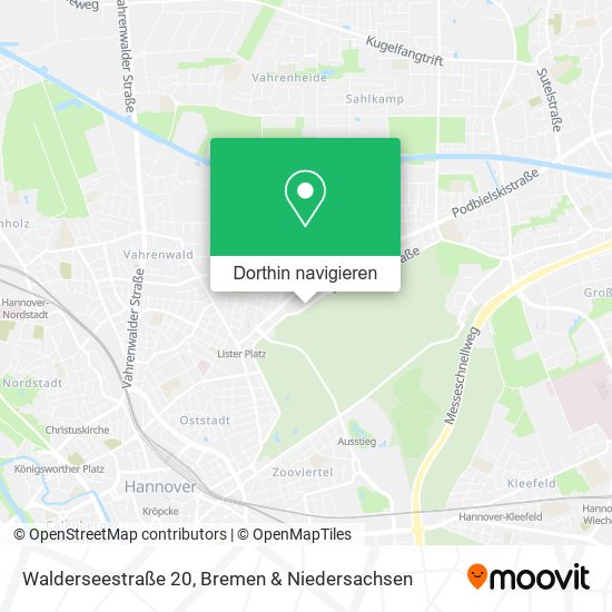 Walderseestraße 20 Karte