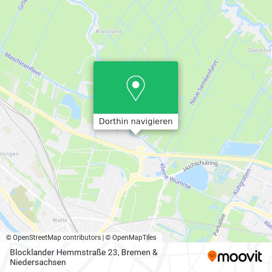 Blocklander Hemmstraße 23 Karte