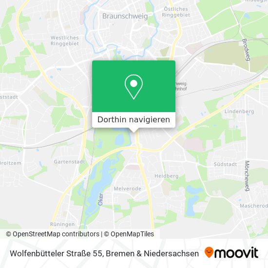 Wolfenbütteler Straße 55 Karte