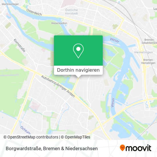 Borgwardstraße Karte