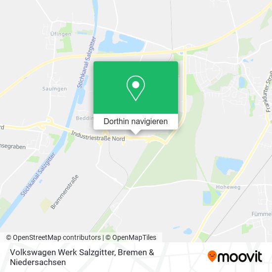 Volkswagen Werk Salzgitter Karte